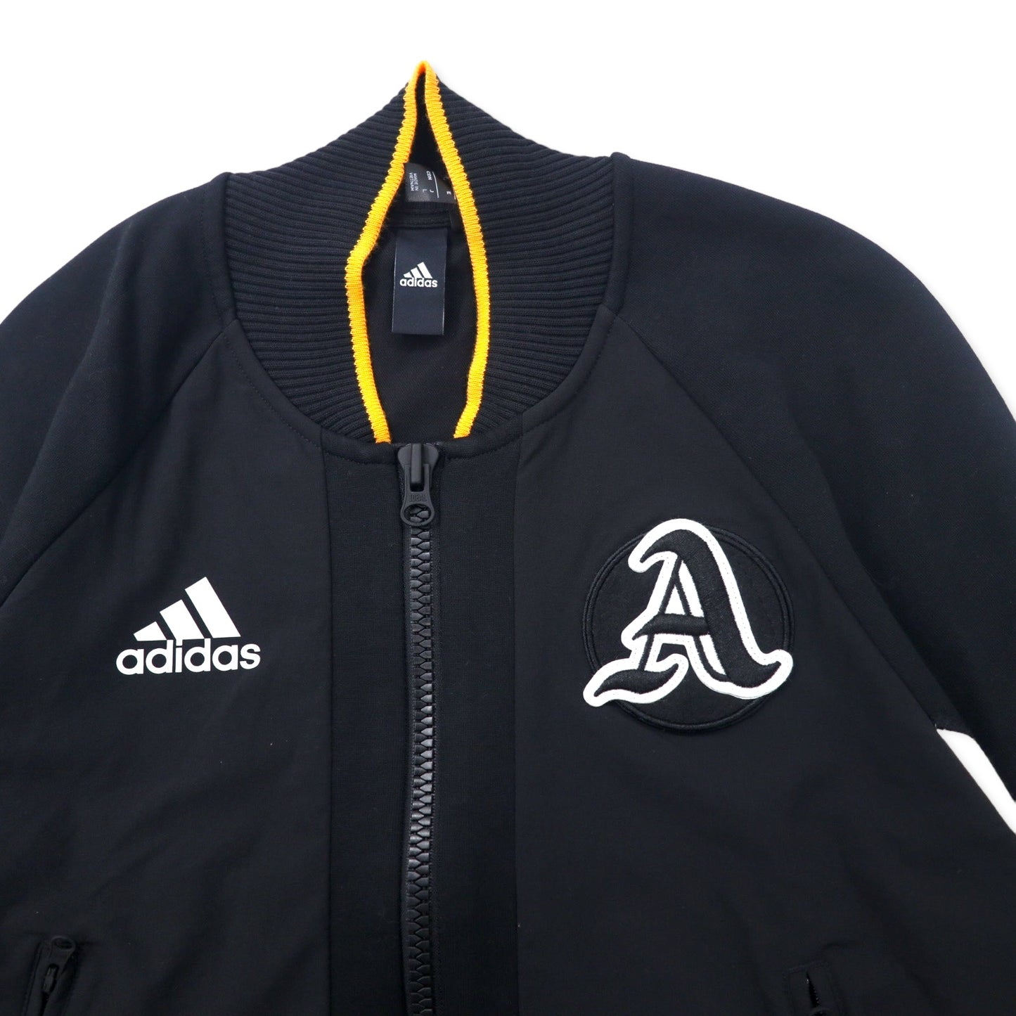 adidas トラックジャケット ジャージ L ブラック ナイロン ポリエステル ロゴワッペン Training W VRCT Jacket EA0422