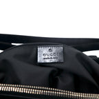 GUCCI Made in Italy GG Nylon Shoulder Bag Tote Bag Black 002 1043 002046