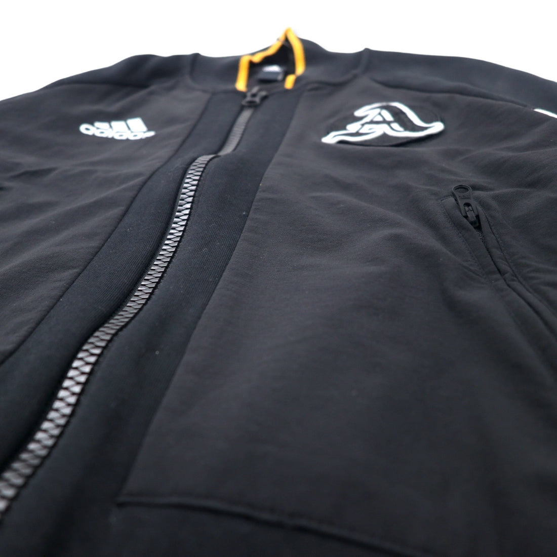 adidas Track Jacket Jersey L Black Nylon Polyester Logo Patch Training W VRCT Jacket EA0422