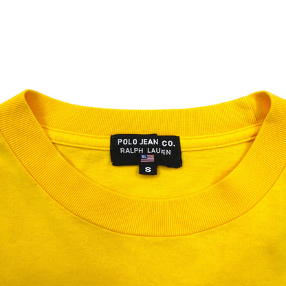 POLO JEANS CO. RALPH  LAUREN 90年代 ロゴプリント Tシャツ L イエロー コットン