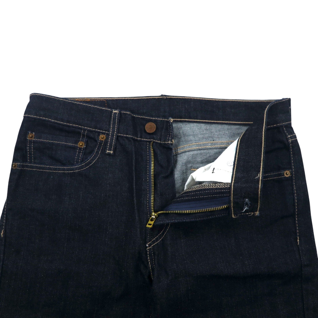 Levi's 511 Denim Pants Jeans M Indigo Blue Slim Fit 04511-0241 Made in Mexico