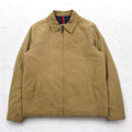 TOMMY HILFIGER Peach Skin Swing Top Harrington Jacket XL Beige Polyester