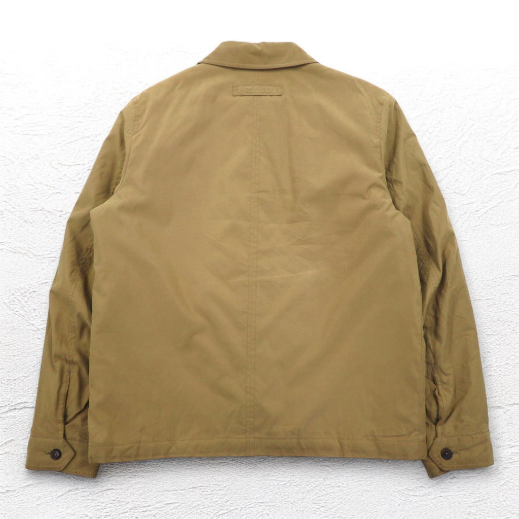 TOMMY HILFIGER Peach Skin Swing Top Harrington Jacket XL Beige Polyester