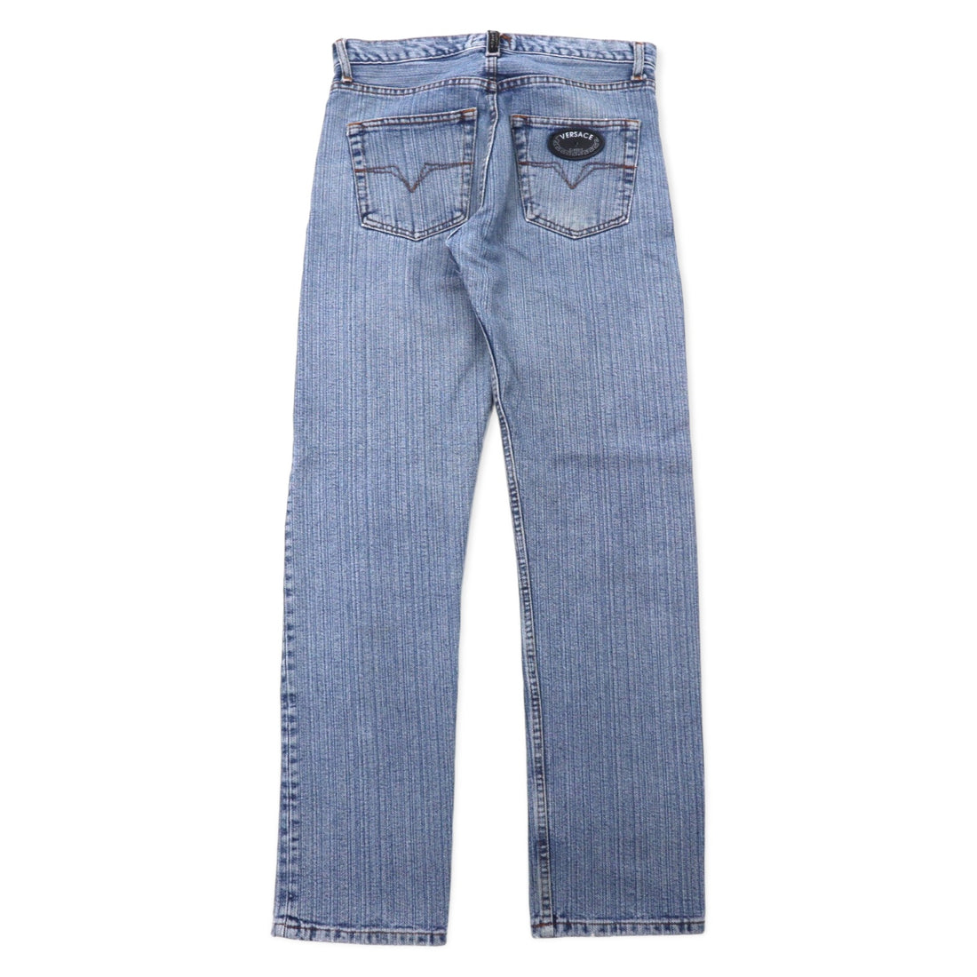 VERSACE CLASSIC V2 Denim Pants 30 Blue Ice Wash Button Fly