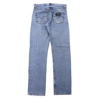 VERSACE CLASSIC V2 Denim Pants 30 Blue Ice Wash Button Fly