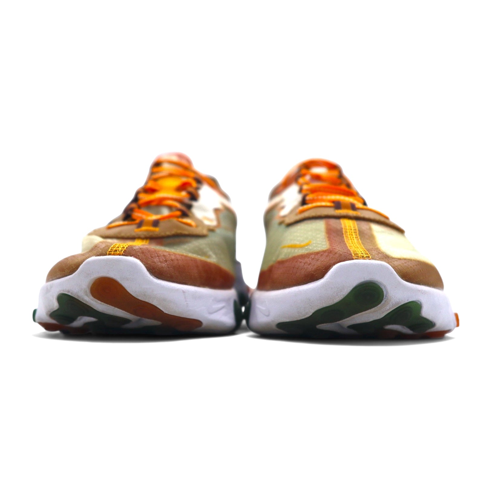 NIKE リアクトエレメント87 REACT ELEMENT 87 スニーカー 27cm オレンジ メッシュ PALE IVORY ORNG CJ6897-113
