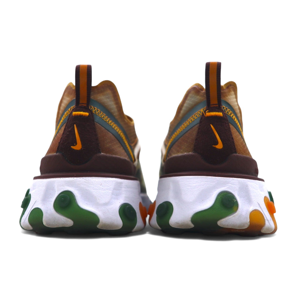 NIKE リアクトエレメント87 REACT ELEMENT 87 スニーカー 27cm オレンジ メッシュ PALE IVORY ORNG CJ6897-113