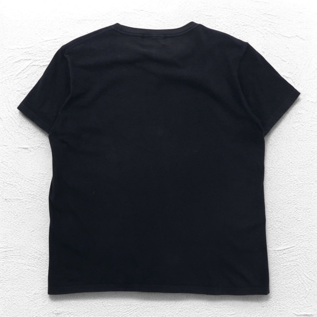 KIDILL 非芸術 プリント Tシャツ FREE ブラック コットン 漢字