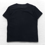 KIDILL 非芸術 プリント Tシャツ FREE ブラック コットン 漢字