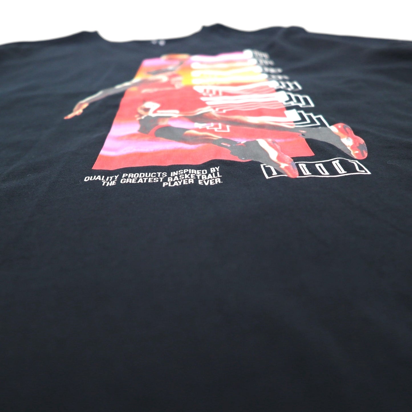 JORDAN BRAND (NIKE) Jordan Print T-Shirt, Size L, Black Cotton, Jumpman (CW0860-010), Unused