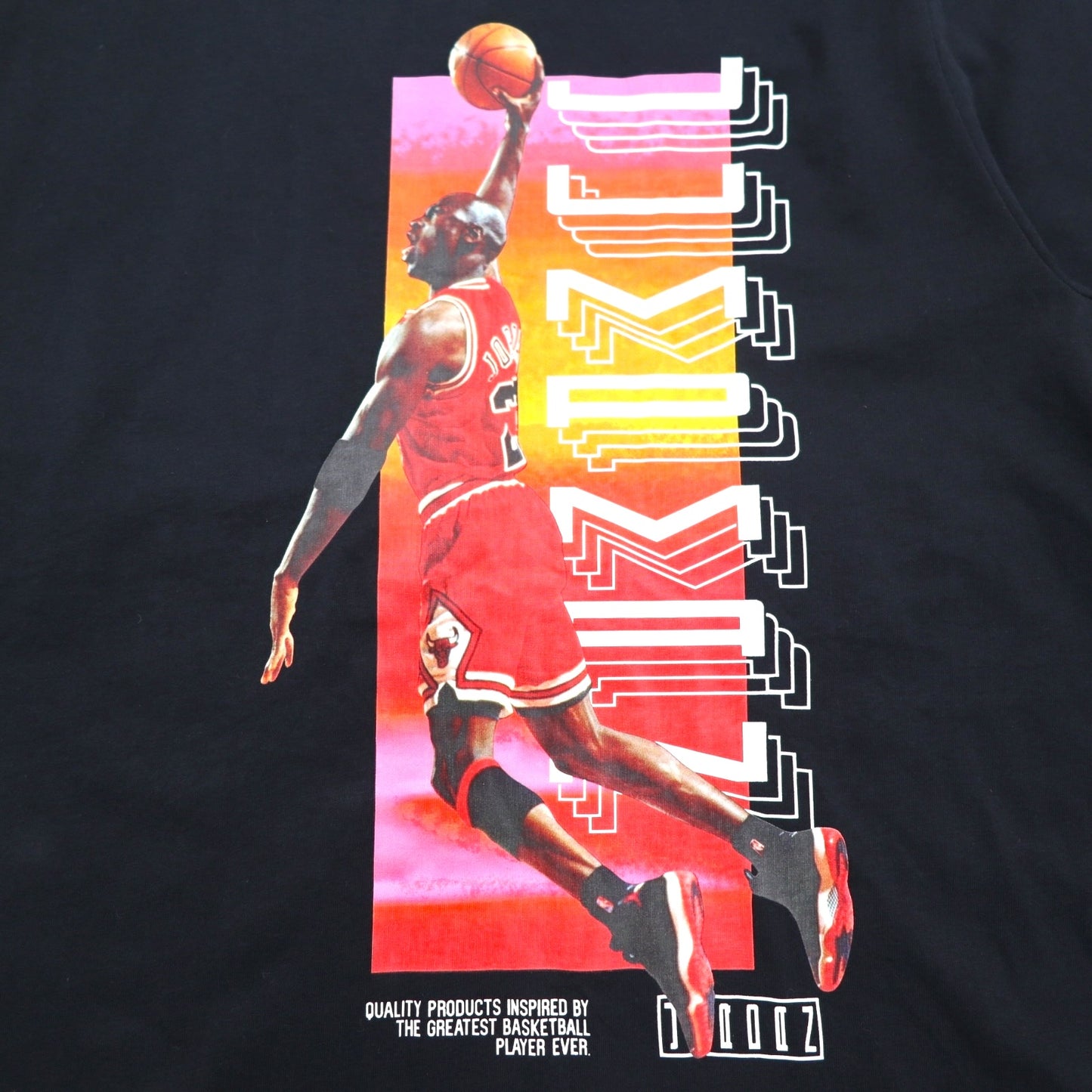 JORDAN BRAND (NIKE) Jordan Print T-Shirt, Size L, Black Cotton, Jumpman (CW0860-010), Unused