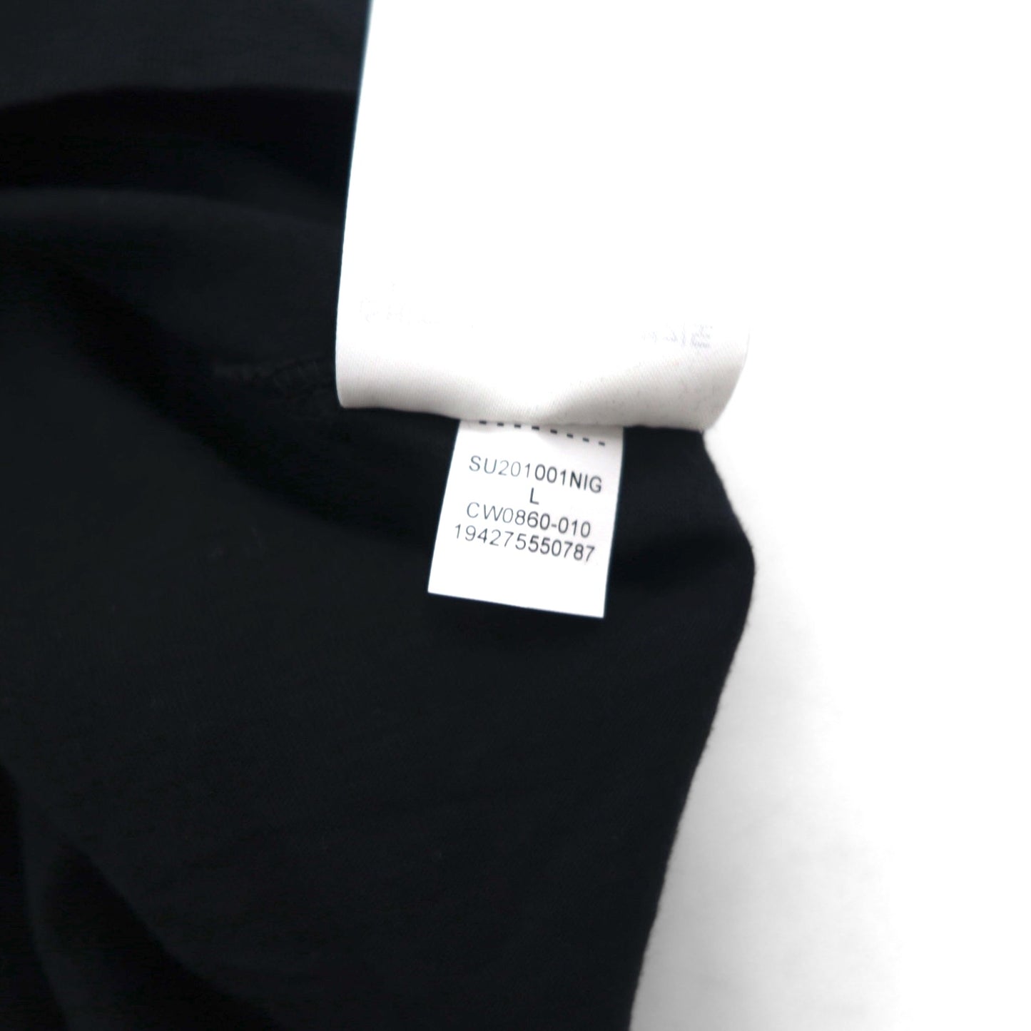 JORDAN BRAND (NIKE) Jordan Print T-Shirt, Size L, Black Cotton, Jumpman (CW0860-010), Unused