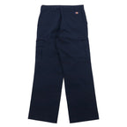 Dickies カーゴ ワークパンツ 32 ネイビー ポリエステル コットン チノ  2112372