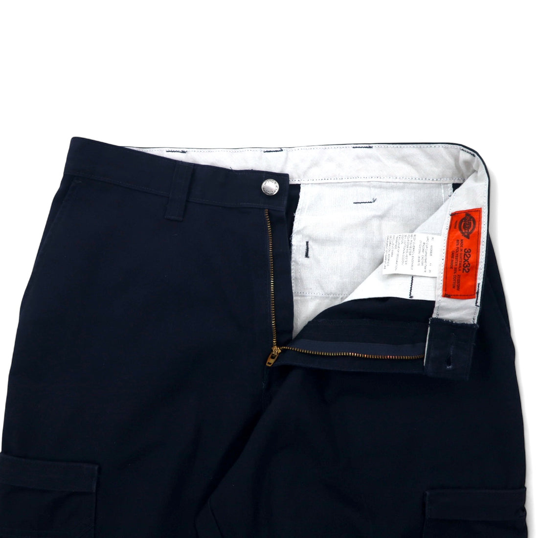 Dickies Cargo Work Pants Size 32 Navy Polyester Cotton Chino 2112372