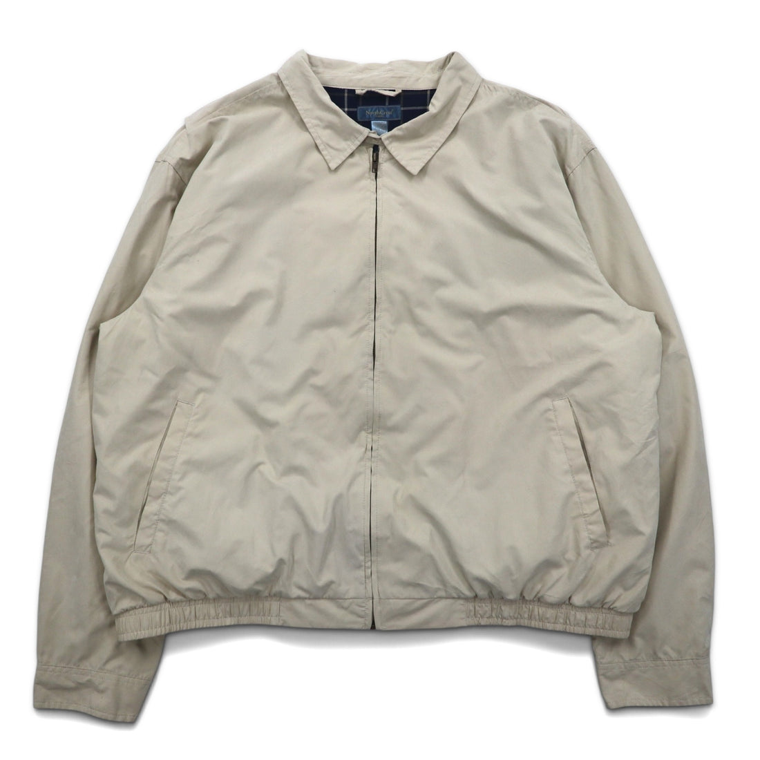 North Crest Swing Top XXL Beige Polyester Check Lining