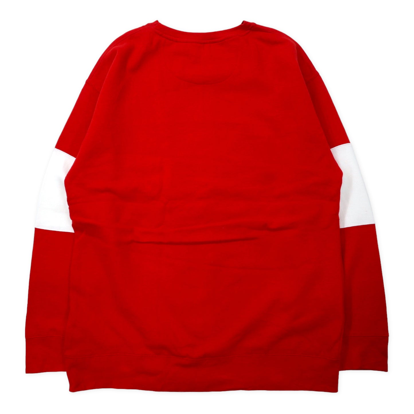 Fan CLOTH クルーネック スウェット 2XL レッド コットン 裏起毛 パキ綿 ビッグサイズ