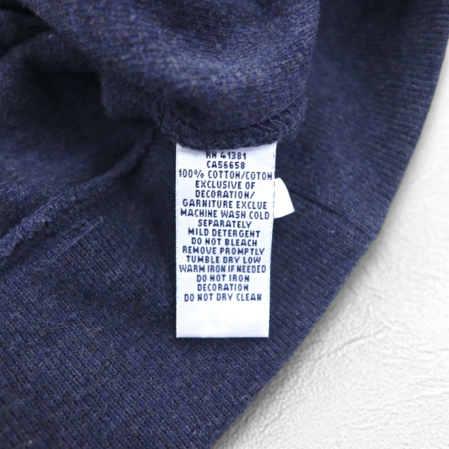 POLO RALPH LAUREN ショールカラー スウェット L ネイビー コットン スモールポニー刺繍