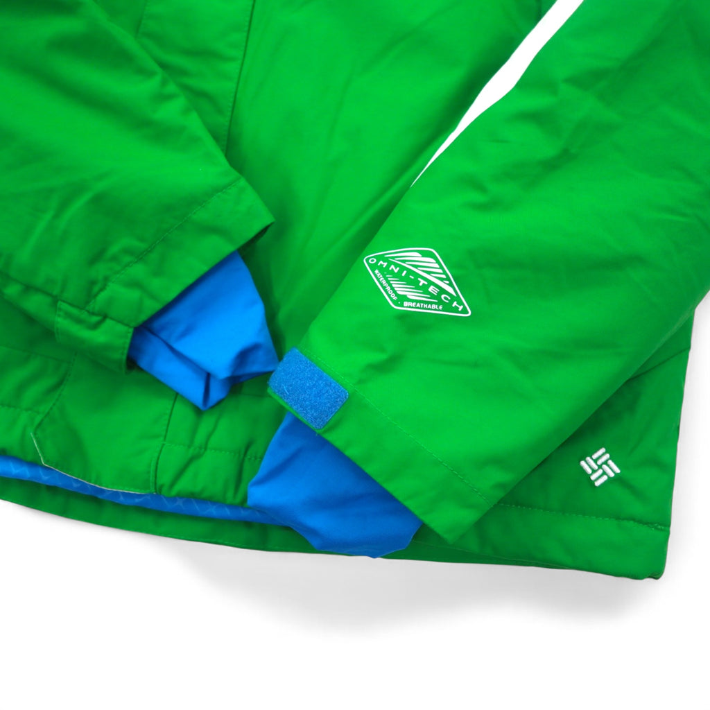 Columbia Omni-HEAT Mountain Parka M Green Omni-Tech Waterproof CUBIST 2.0 JACKET SM4010-010 Unused