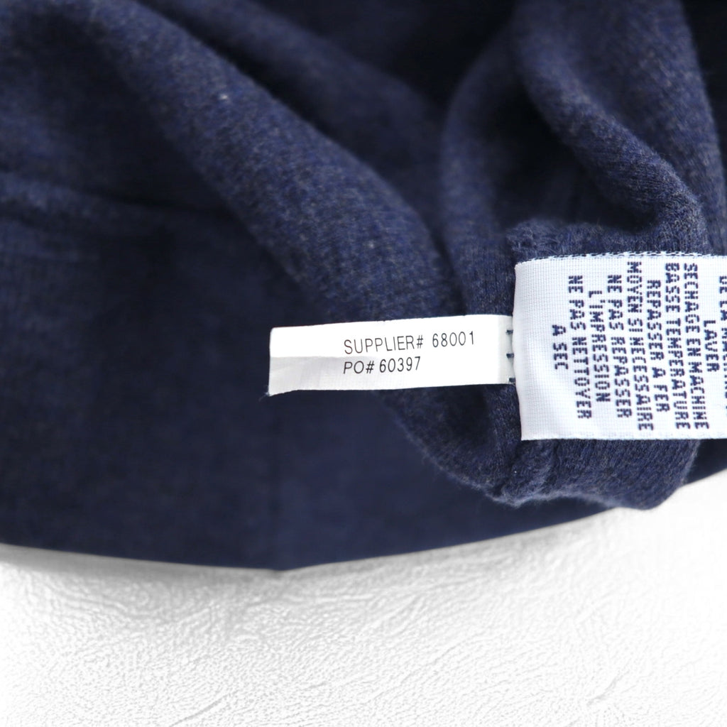 POLO RALPH LAUREN ショールカラー スウェット L ネイビー コットン スモールポニー刺繍