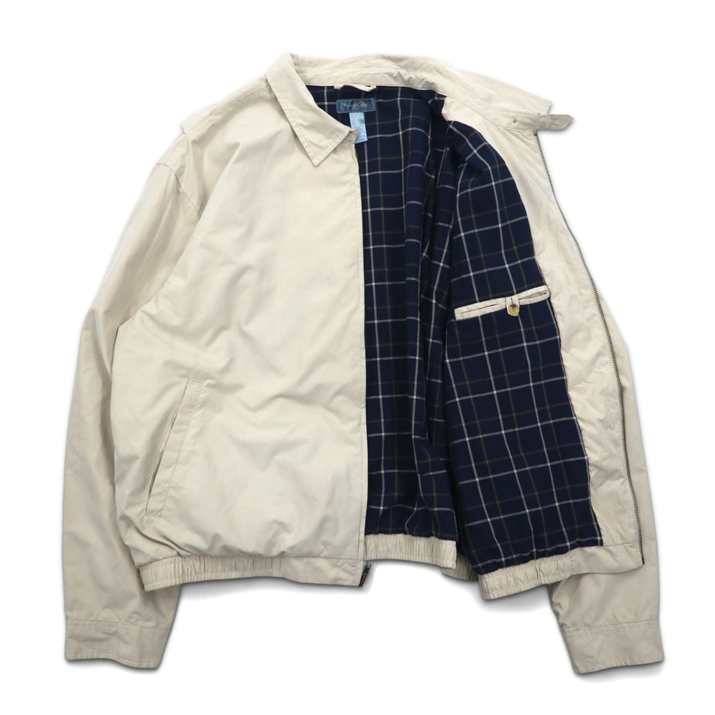North Crest Swing Top XXL Beige Polyester Check Lining