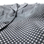 Calvin Klein 2B テーラードジャケット S シルバー モノグラム 総柄 ポリエステル