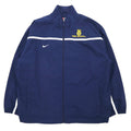 日本然リトテ-古着オンライン-NIKE 90年代 TEAMタグ ナイロンジャケット トラックジャケット ジャージ XXL ネイビー メッシュライナー MCC TIGERS BASKETBALL スウォッシュ 刺繍-NIKE 90's TEAM Tag Windbreaker Track Jacket Jersey XXL Navy Mesh Liner MCC TIGERS BASKETBALL Swoosh Embroidery