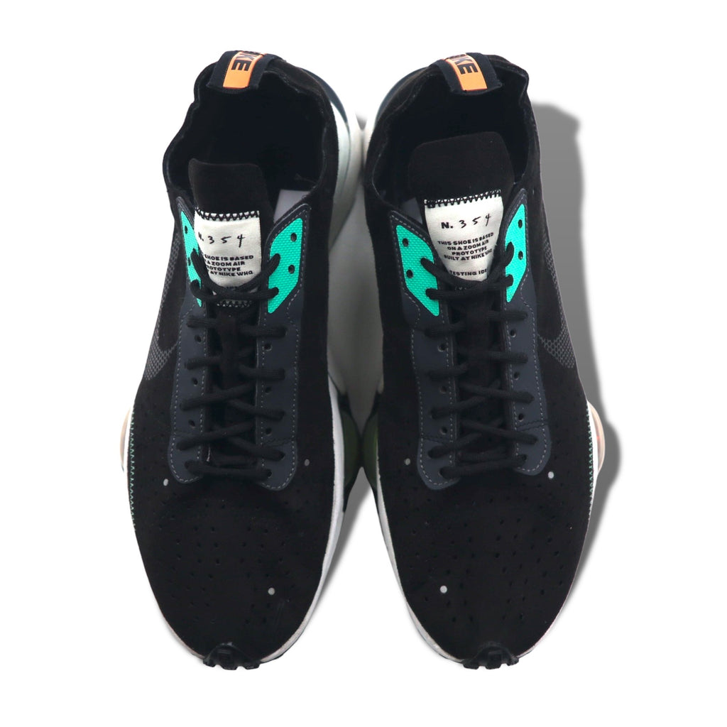 NIKE エアズーム AIR ZOOM スニーカー 28cm ブラック TYPE BLACK MENTA スエード N.354 CJ2033-010