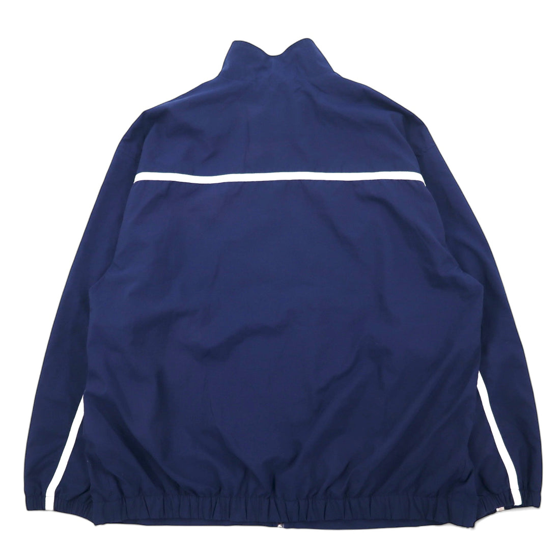 NIKE 90年代 TEAMタグ ナイロンジャケット トラックジャケット ジャージ XXL ネイビー メッシュライナー MCC TIGERS BASKETBALL スウォッシュ 刺繍