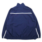 NIKE 90年代 TEAMタグ ナイロンジャケット トラックジャケット ジャージ XXL ネイビー メッシュライナー MCC TIGERS BASKETBALL スウォッシュ 刺繍