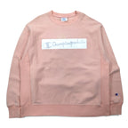 Champion Reverse Weave Sweatshirt, 2XL, Pink, Blue Single Tag, Reprint, Made in Honduras