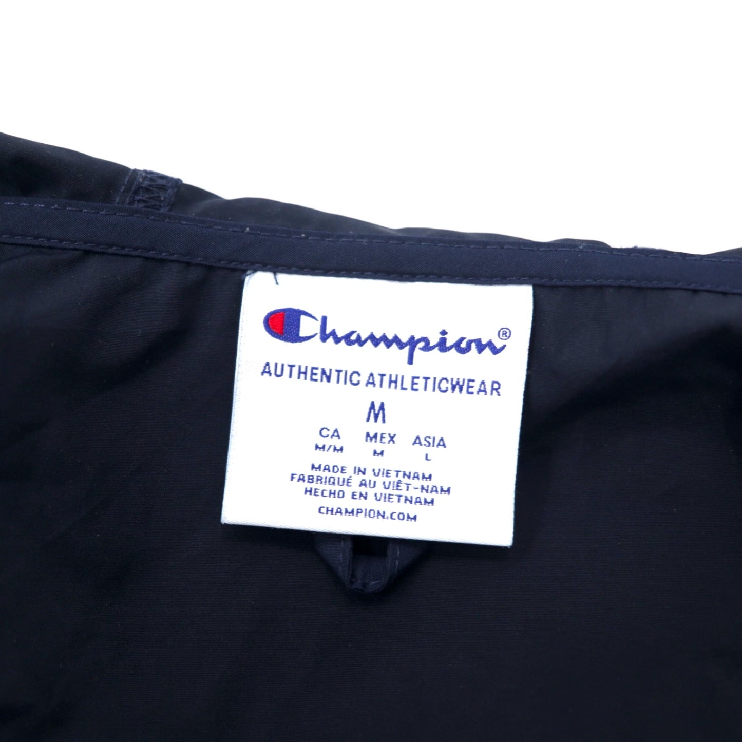 Champion アノラックパーカー L ネイビー ポリエステル