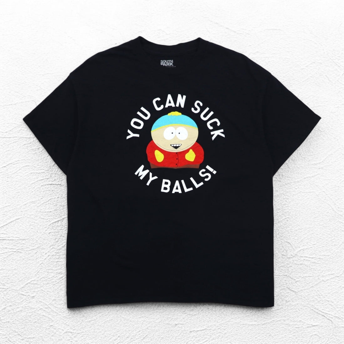 SOUTH PARK サウスパーク アニメ キャラクター プリント Tシャツ XL ブラック YOU CAN SUCK MY BALLS ニカラグア製