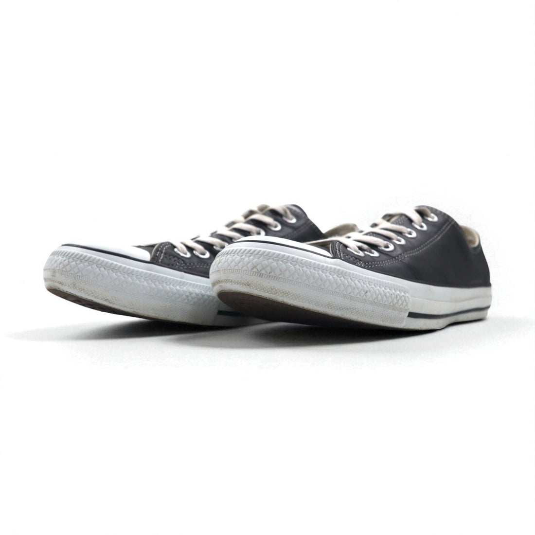 CONVERSE レザーオールスター ALL STAR OX スニーカー 27cm ブラック 1B906