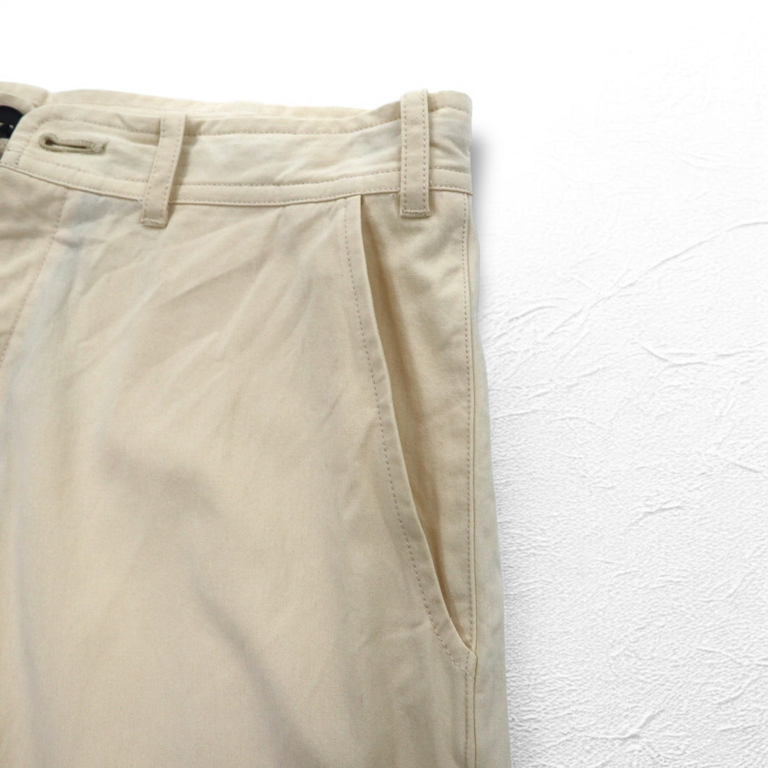 O project wide sarouel pants REGULAR FIT TROUSERS trousers S cotton beige made in Japan
