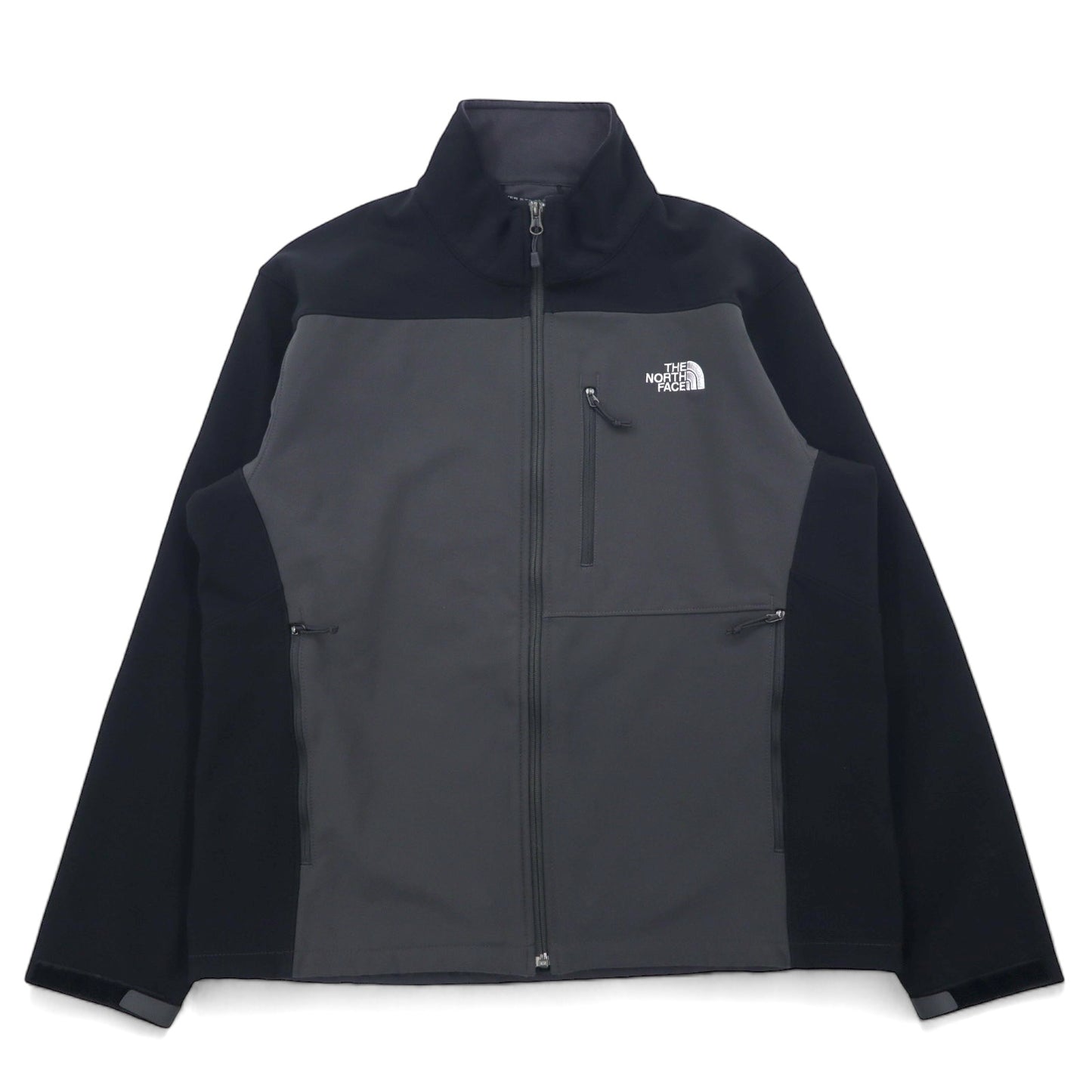 THE NORTH FACE エイペックス ソフトシェルジャケット L グレー ブラック US規格 APEX BIONIC JACKET