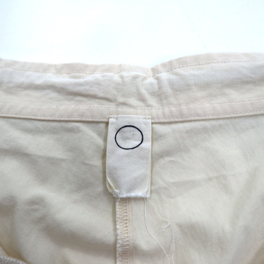 O project wide sarouel pants REGULAR FIT TROUSERS trousers S cotton beige made in Japan