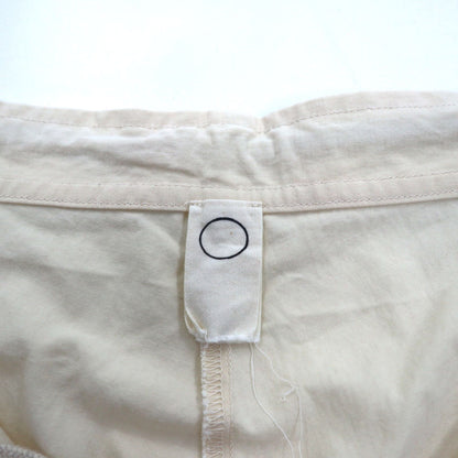 O project ワイド サルエル パンツ REGULAR FIT TROUSERS トラウザーズ S コットン ベージュ 日本製