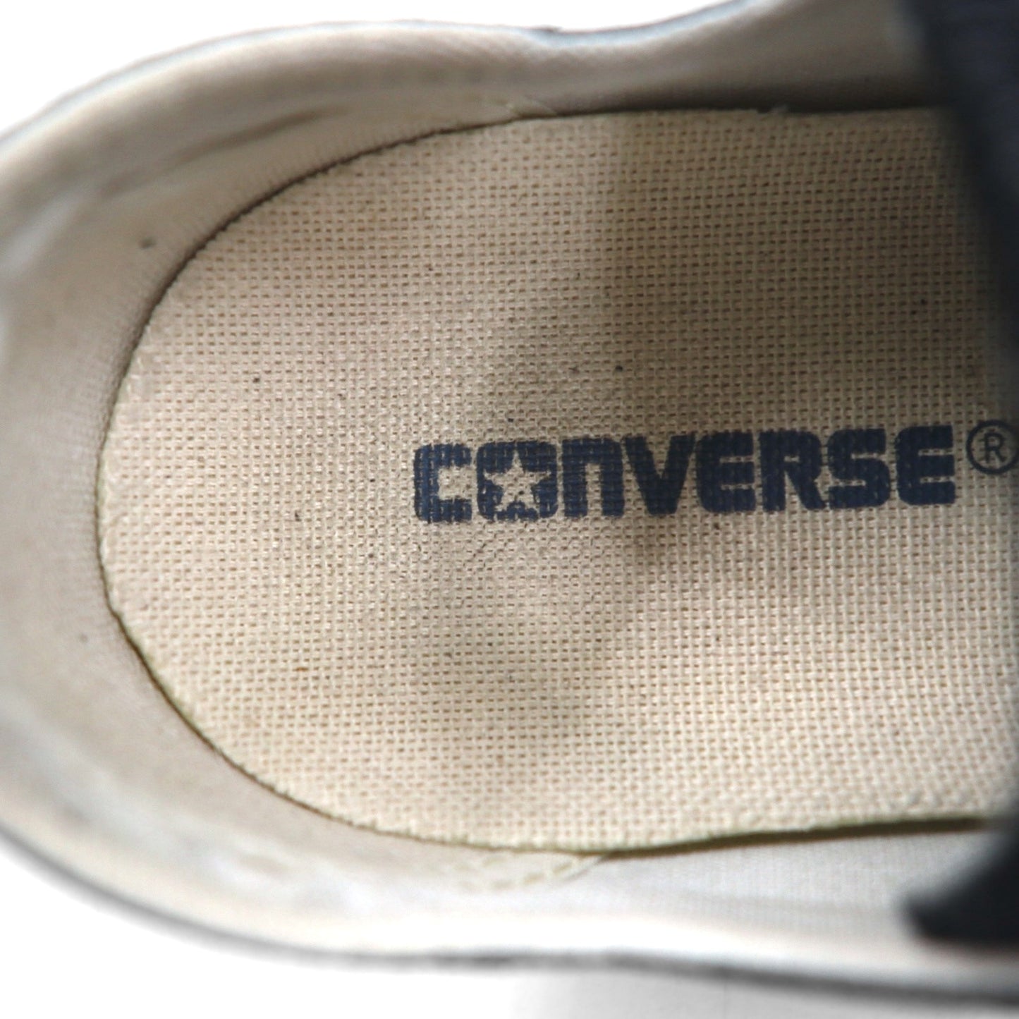 CONVERSE Leather All Star OX Sneakers, Size 27cm, Black, 1B906