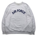 US AIR FORCE 90s Made in USA US Military Printed Sweatshirt M Gray Cotton Military 8415-01-407-2745 MEKE, inc