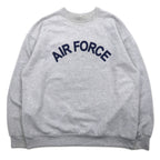 US AIR FORCE 90s Made in USA US Military Printed Sweatshirt M Gray Cotton Military 8415-01-407-2745 MEKE, inc
