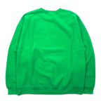 GILDAN クルーネック スウェット L グリーン プリント 裏起毛 ATTACK VOLLEYBALL ホンジュラス製