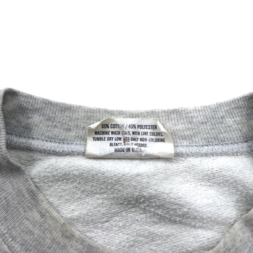 US AIR FORCE 90s Made in USA US Military Printed Sweatshirt M Gray Cotton Military 8415-01-407-2745 MEKE, inc