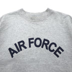 US AIR FORCE 90s Made in USA US Military Printed Sweatshirt M Gray Cotton Military 8415-01-407-2745 MEKE, inc