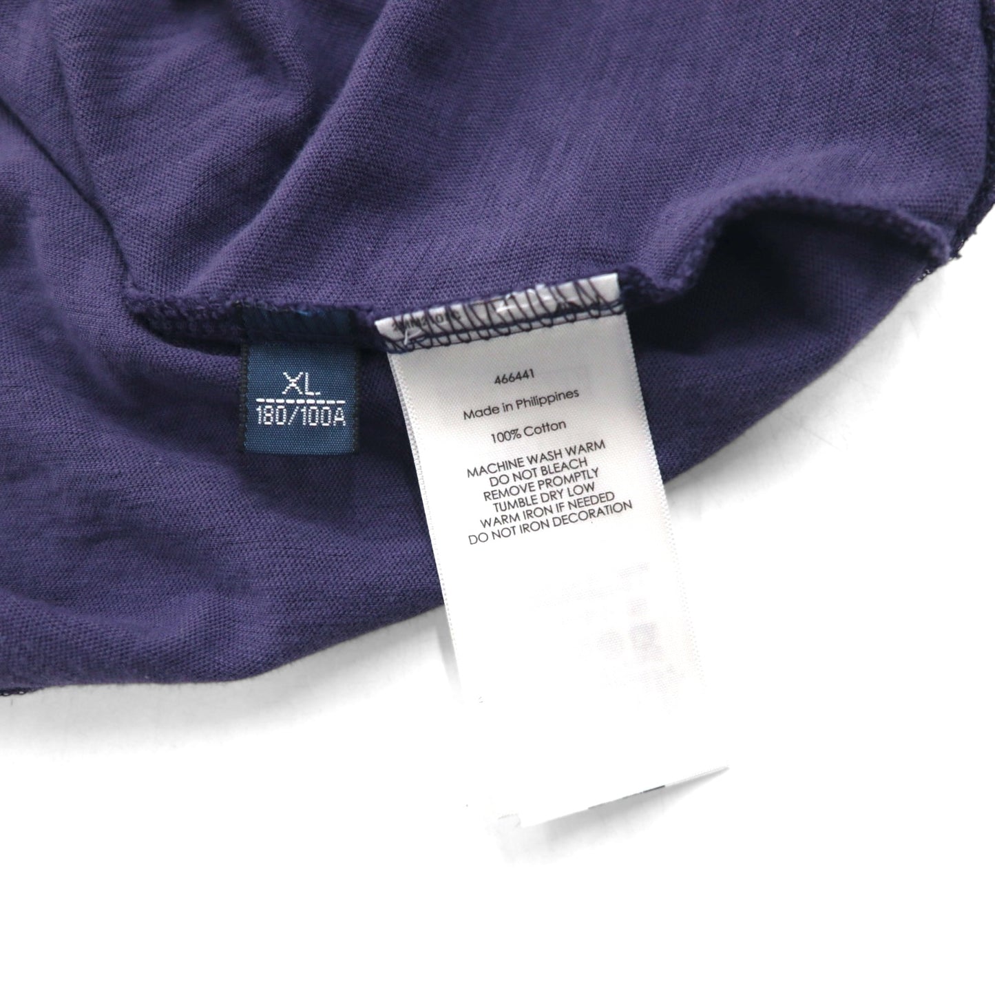 POLO RALPH LAUREN ヴィンテージ加工 U.S.R.L. ロゴプリントTシャツ XL ネイビー コットン DM-42 未使用品