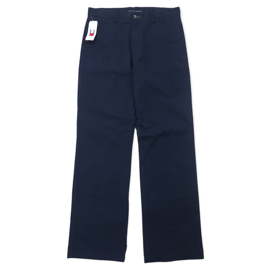 日本然リトテ-古着オンライン-TOMMY HILFIGER チノパンツ 30 ネイビー コットン 未使用品-TOMMY HILFIGER Chino Pants 30 Navy Cotton Unused