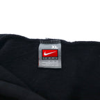NIKE 00s ​​TEAM TAG WAGNER BASEBALL PRINTED HOODIE XL BLACK COTTON CENTER SWOOSH LOGO EMBROIDERED