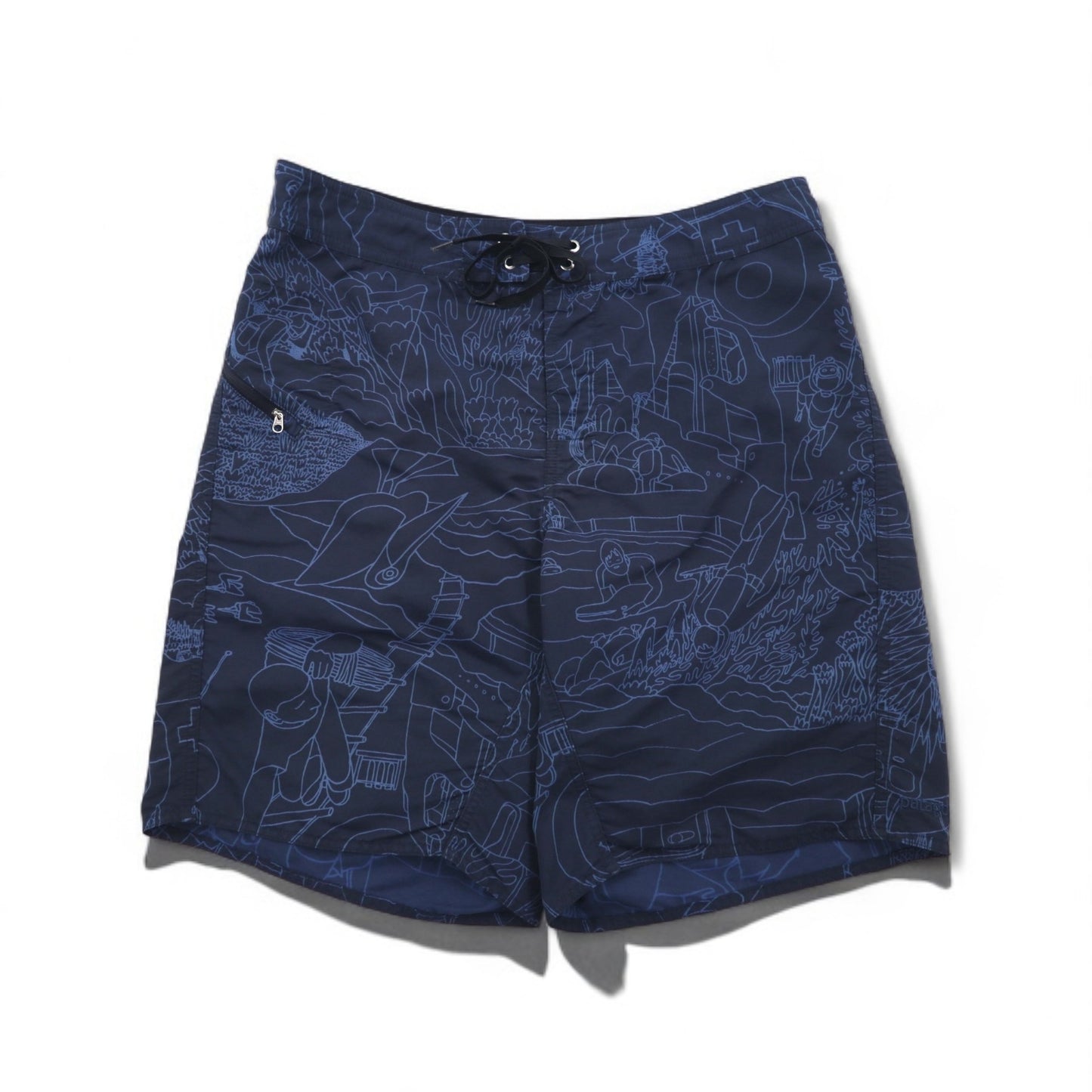 patagonia ウェーブフェアラー 2 ボードショーツ Wavefarer II Board Shorts ショートパンツ M ナイロン 総柄 86711