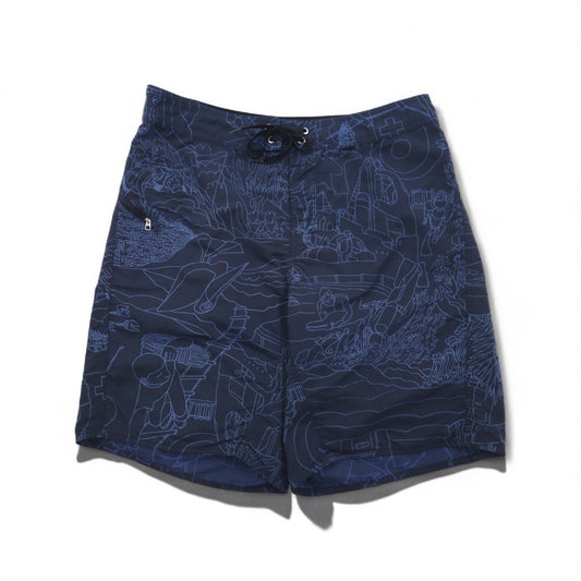 patagonia ウェーブフェアラー 2 ボードショーツ Wavefarer II Board Shorts ショートパンツ M ナイロン 総柄 86711