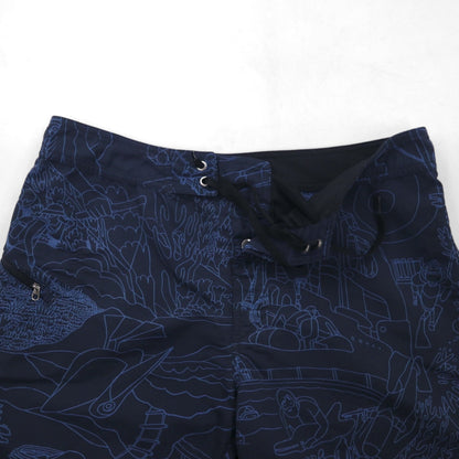 patagonia ウェーブフェアラー 2 ボードショーツ Wavefarer II Board Shorts ショートパンツ M ナイロン 総柄 86711