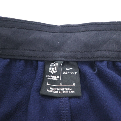 NIKE Dri-Fit Track Pants Jersey L Navy NFL ONFIELD APPAREL Swoosh 837532-419